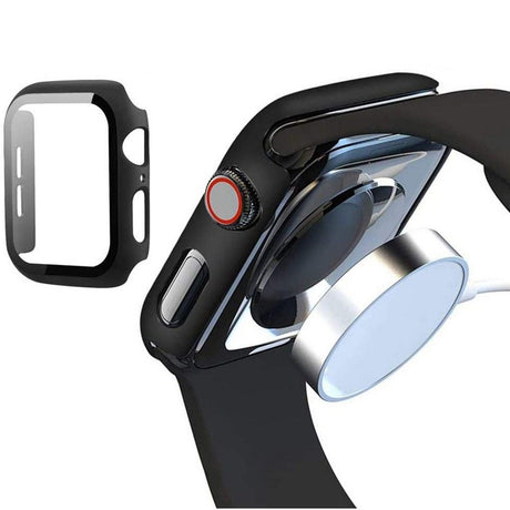 Apple Watch Tech-Protect DEFENSE360 Smartwatch Cover m. Skærmbeskyttelse - 44mm - Sort
