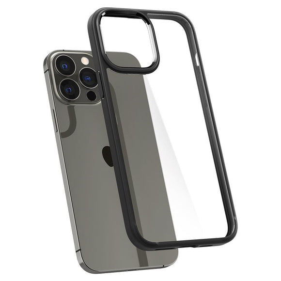 iPhone 13 Pro Max Spigen Ultra Hybrid Cover - Gennemsigtig / Sort