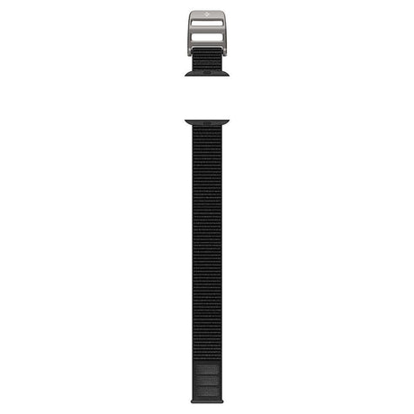 Spigen Durapro Flex Apple Watch (42/44/SE/45/46/49mm) Stof Rem m. Zink Spænde - Sort