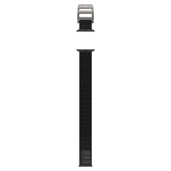 Spigen Durapro Flex Apple Watch (42/44/SE/45/46/49mm) Stof Rem m. Zink Spænde - Sort