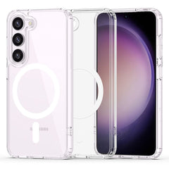 Samsung Galaxy S23 Tech-Protect Flexair Hybrid Cover - MagSafe Kompatibel - Gennemsigtig