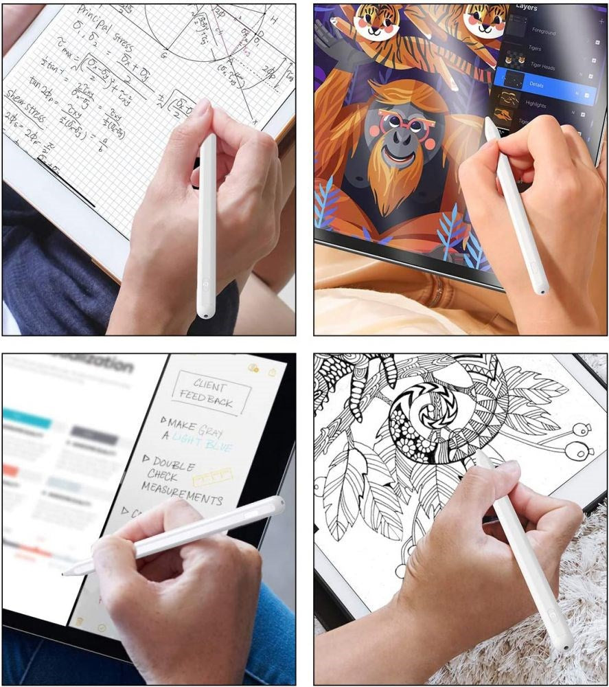 Tech-Protect Digital Stylus Pen Til iPad - Hvid