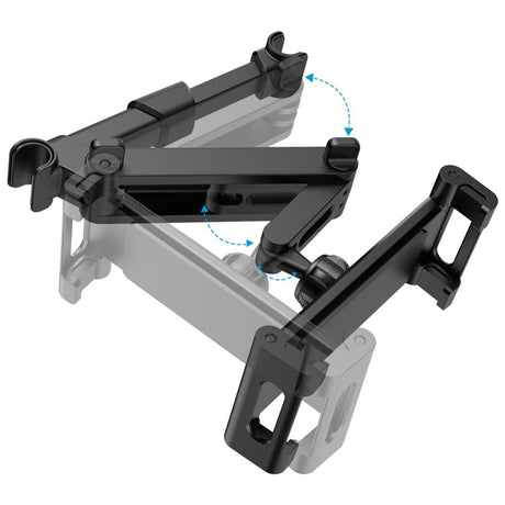 Tech-Protect Car Mount Mobil- & Tabletholder Til Bilens Nakkestøtte - Max Mobil: 135mm x 240mm - Sort