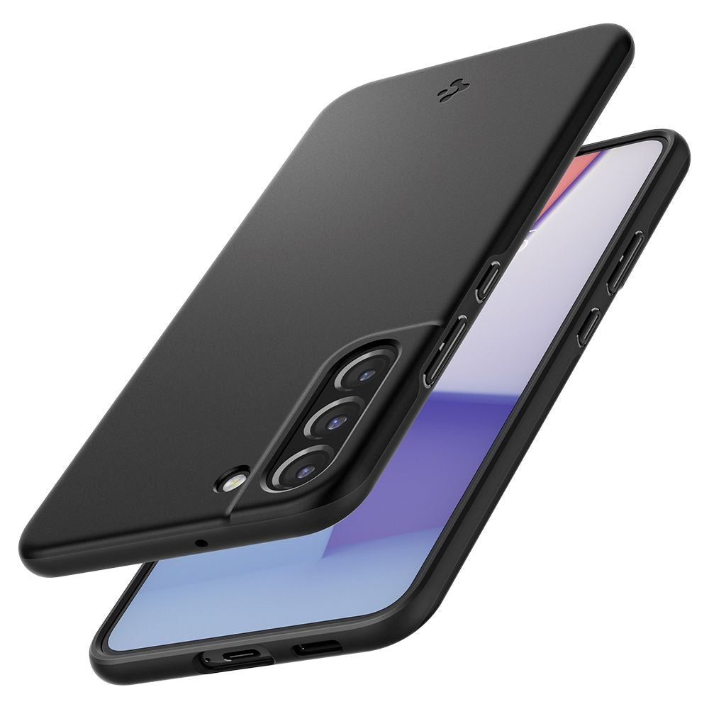Samsung Galaxy S22 Spigen Thin Fit Cover - Sort