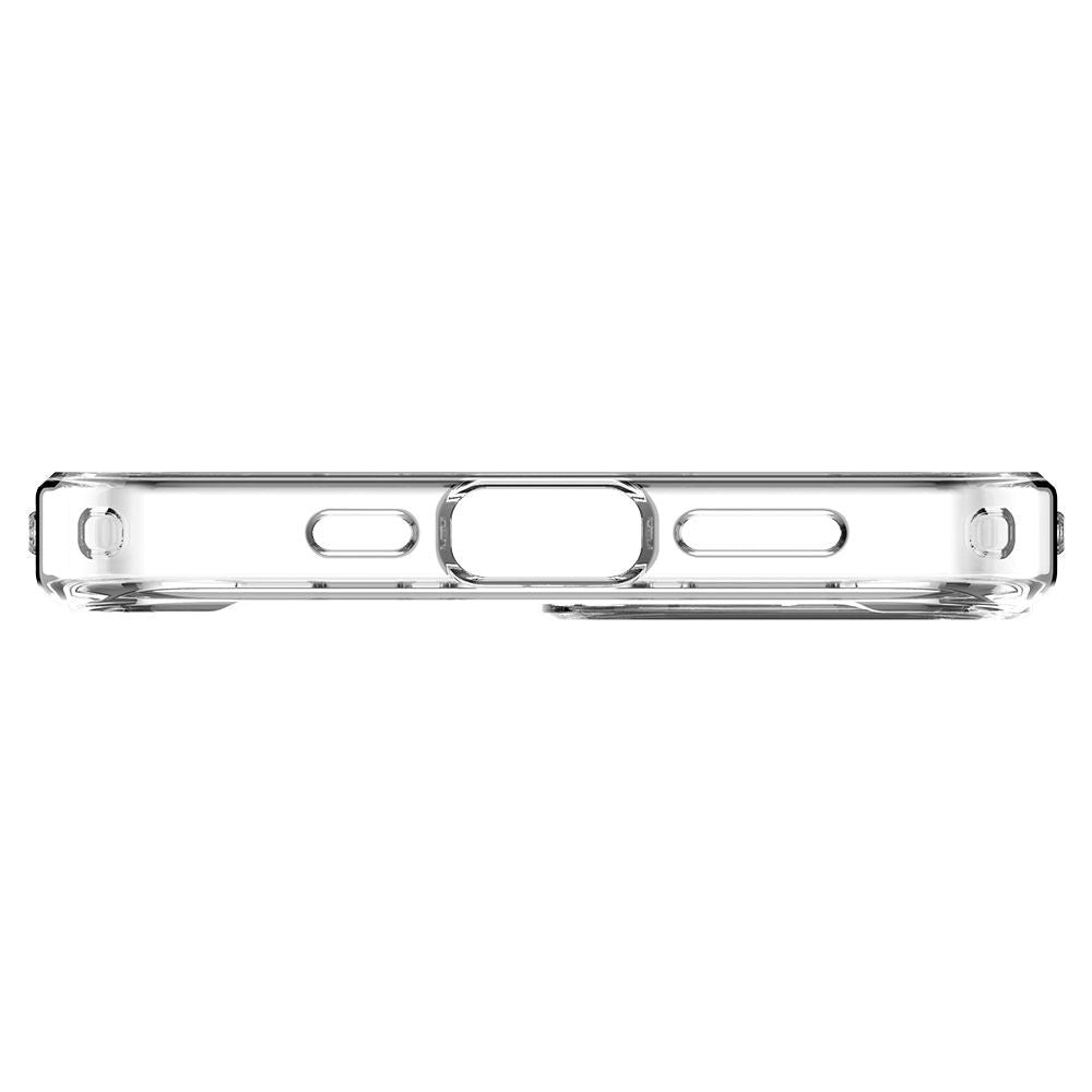 iPhone 13 Spigen Ultra Hybrid Cover - MagSafe Kompatibel - Gennemsigtig / Hvid