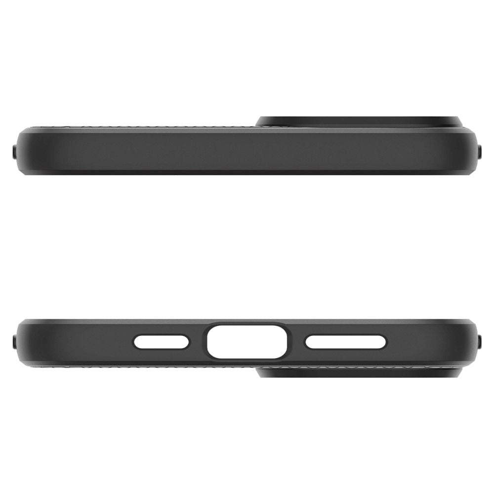 iPhone 15 Spigen Liquid Air Cover - Sort
