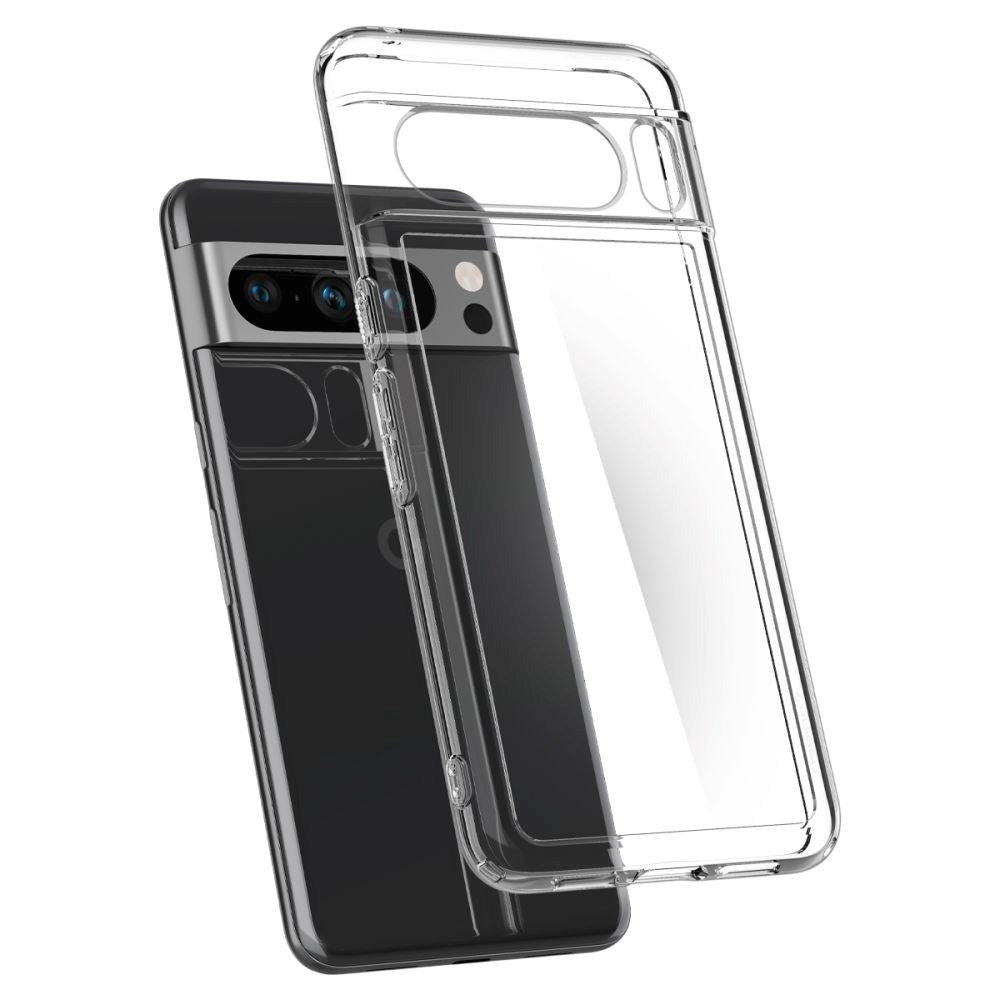 Spigen Ultra Hybrid Hülle Für Google Pixel 8 – Crystal Clear, Mit Air Cushion Technologie Für Optimalen Schutz
