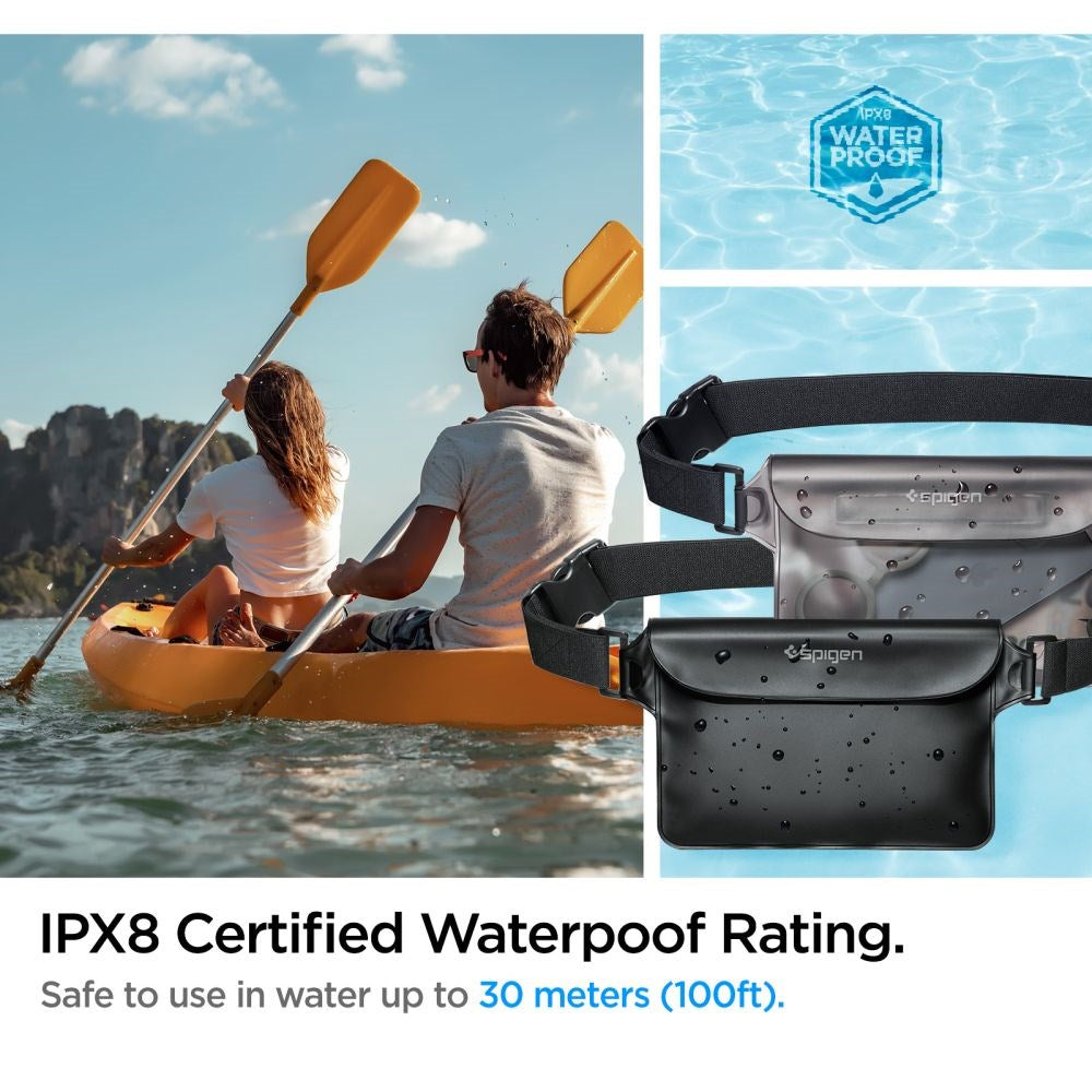 Spigen A620 Vandtæt Bæltetaske - Sort