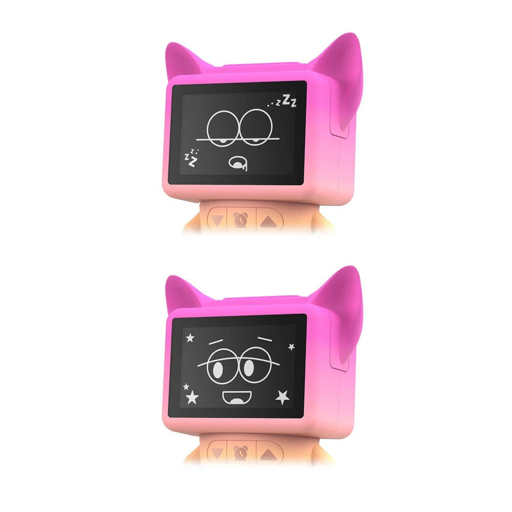 MOB - Dancing Alarm Clock Bluetooth Højtaler - Lyserød
