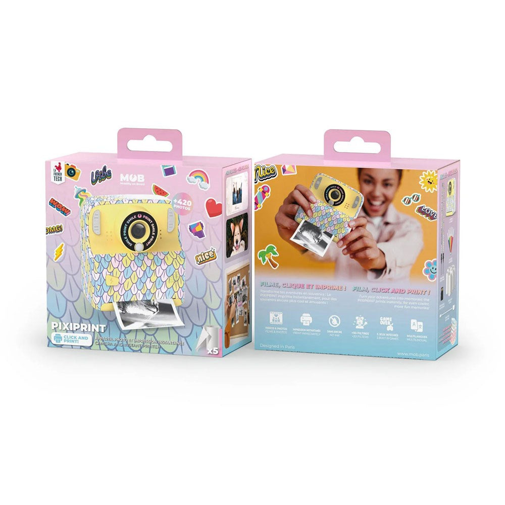 MOB Instant Pixiprint Kamera - inkl. Fotopapir & Spil - Mermaid