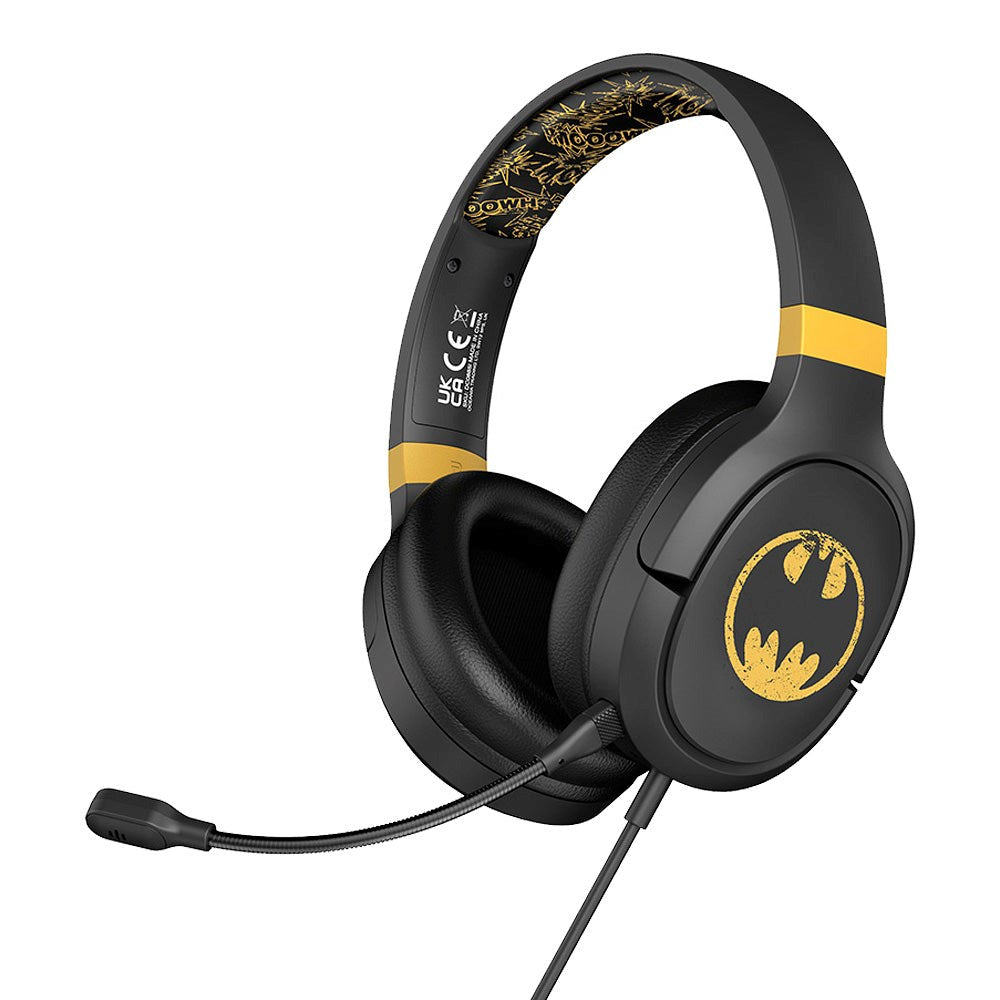 Pro G1 Over-Ear Gaming Headset m. Aftagelig Mikrofon - Batman - Sort