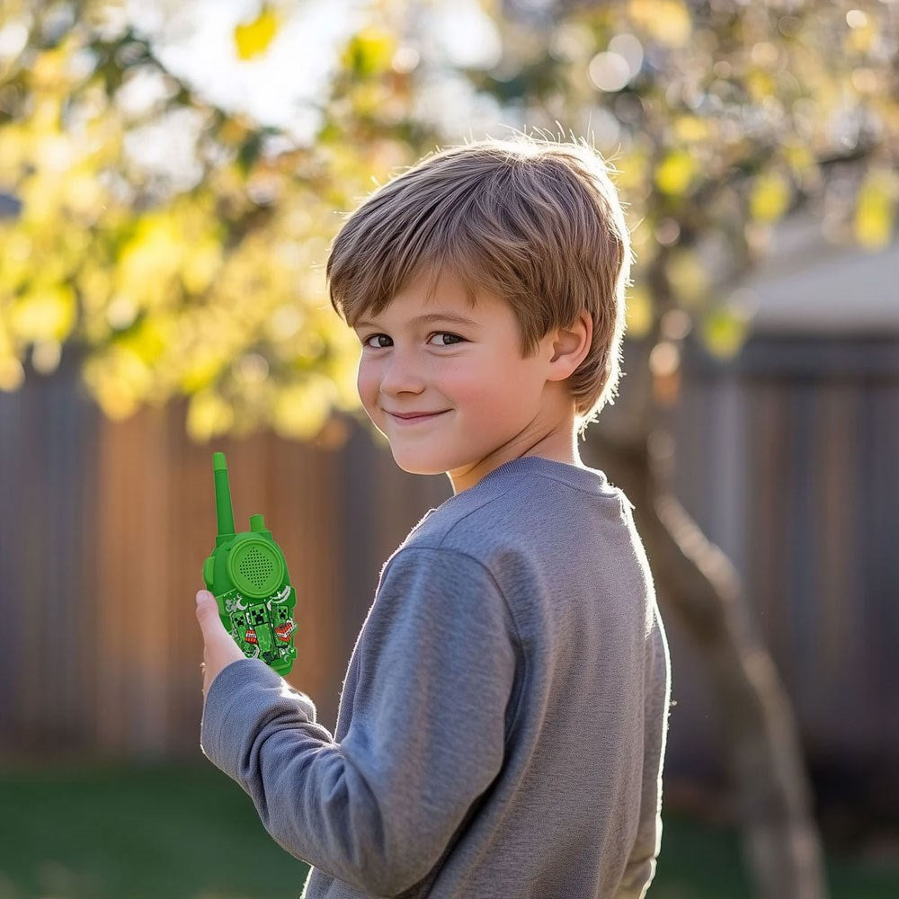 OTL MINECRAFT Walkie Talkie Sæt - 2 stk - Grøn