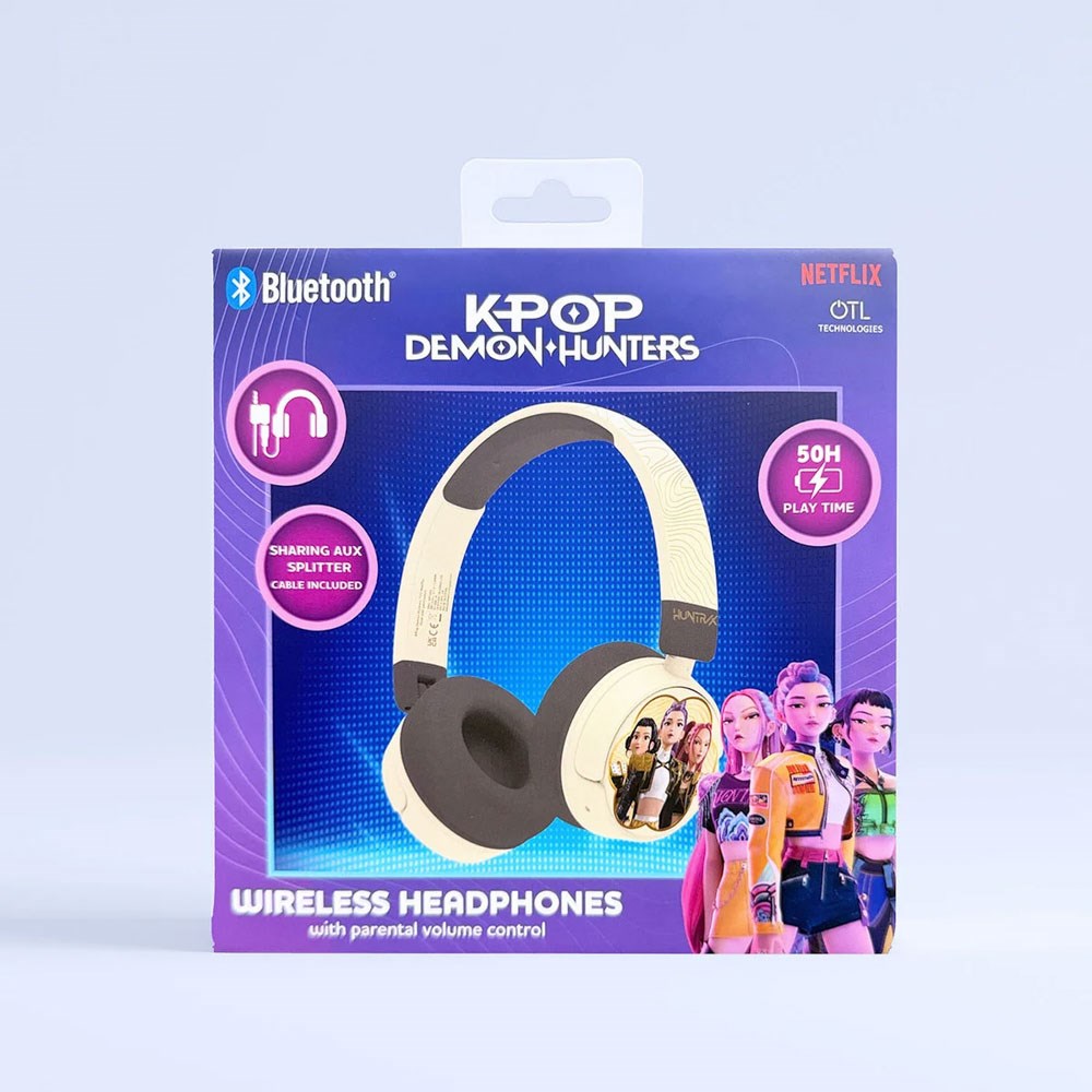 KPDH Trådløst Børneheadset - On-Ear - Huntrix / Beige