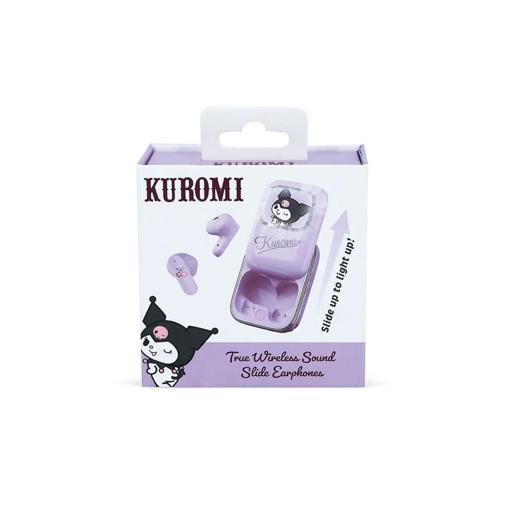 Kuromi OTL True Wireless In-Ear Headset m. Skub-Op Opladningsetui - Lilla