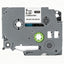Label Tape Kassette 8 meter Lamineret Kompatibel med Brother P-Touch labelprintere Sort på Hvid - 9mm