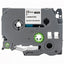 Label Tape Kassette 8 meter Lamineret Kompatibel med Brother P-Touch labelprintere Sort på Hvid - 24mm
