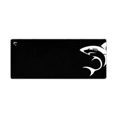 White Shark SHARK XL Gaming Musemåtte - 800 x 350 mm - Sort / Hvid