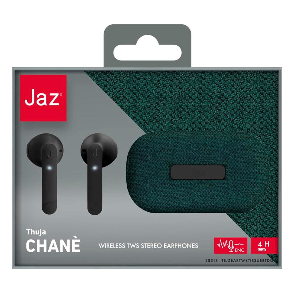 Jaz Chané True Wireless In-Ear Bluetooth Høretelefoner - Grøn Stof