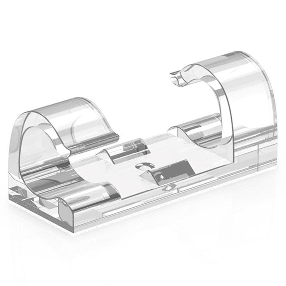 CableCreation Selvklæbende Kabelholder - Small - 50 stk - Gennemsigtig