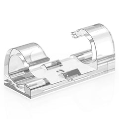 CableCreation Selvklæbende Kabelholder - Large - 50 stk - Gennemsigtig