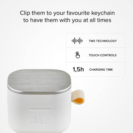 Jaz Airon True Wireless In-Ear Bluetooth Høretelefoner - Hvid