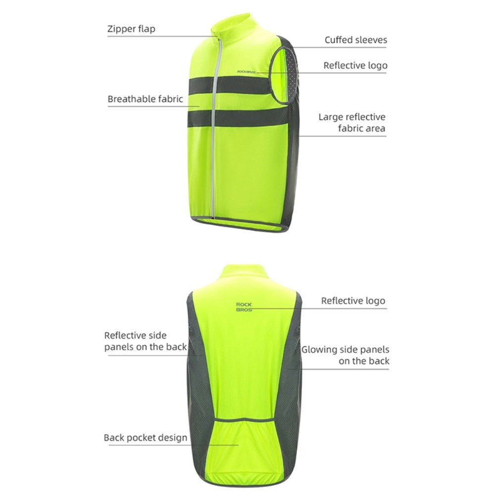 Refleksvest - Størrelse 3XL - Gul