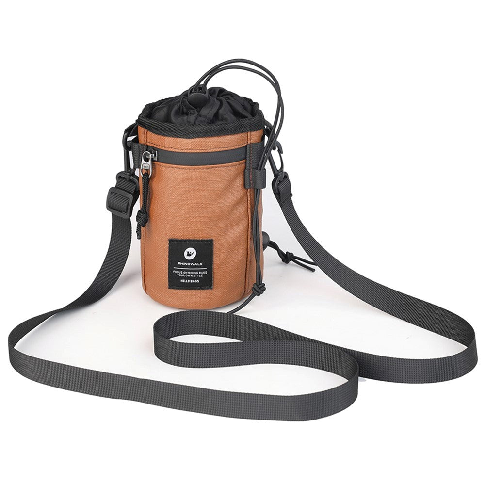 Polyester Taske til Cykelstyr m. Strop - Brun