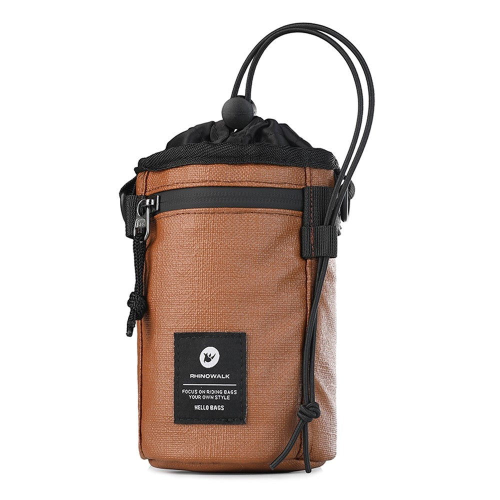 Polyester Taske til Cykelstyr m. Strop - Brun