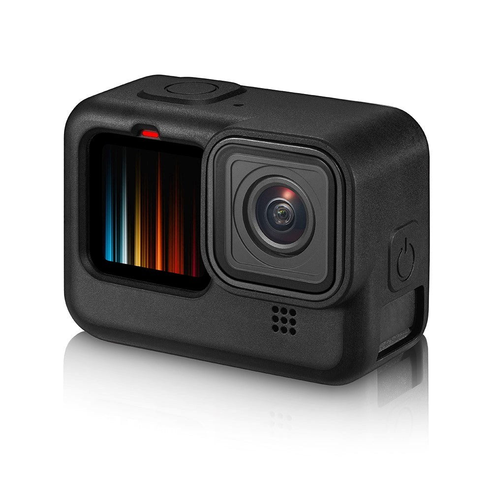 GoPro Hero 9 / 10 / 11 Silikone Cover m. Strop & Linsebeskyttelse - Sort
