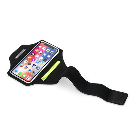 Løbearmbånd Etui m. Touch Skærm (Maks. Mobil: 151 x 80 x 9 mm) - Sort