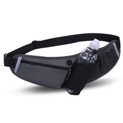 Vandtæt Løbebælte m. Lomme til Vandflaske - Sort