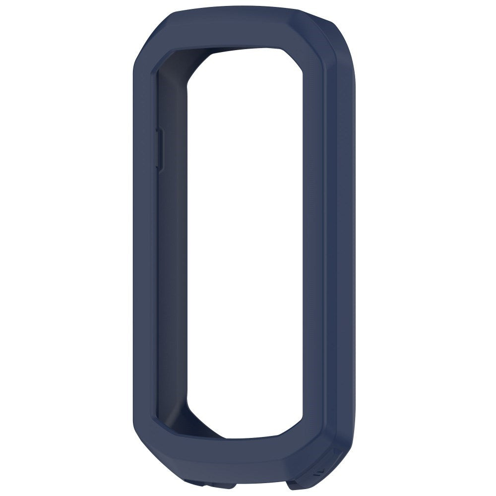 EIDERWOOD Garmin Edge 1050 Silikone Cykel Computer Cover - Mørkeblå