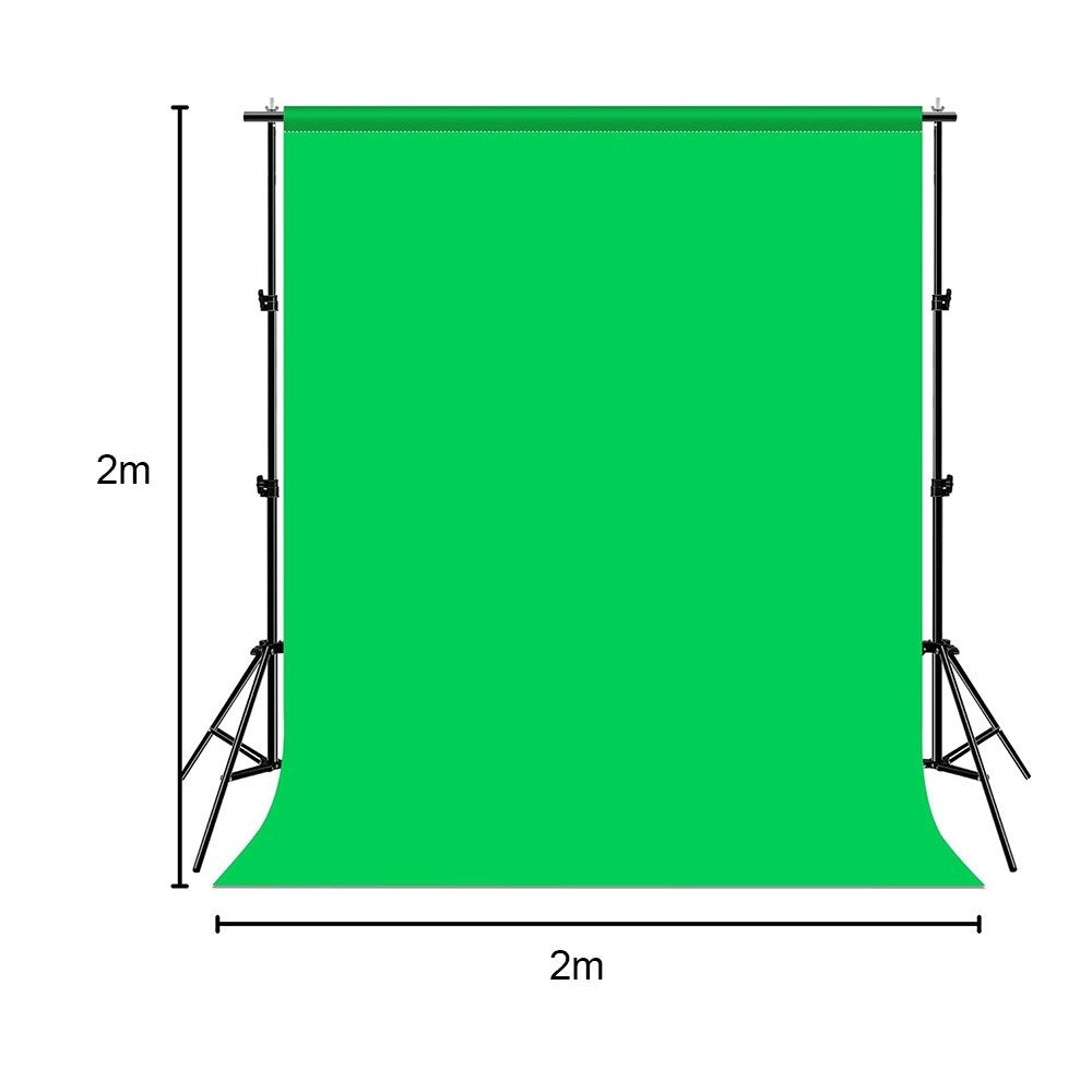 Fotobaggrund Kit - 2 x 2 m - Grøn