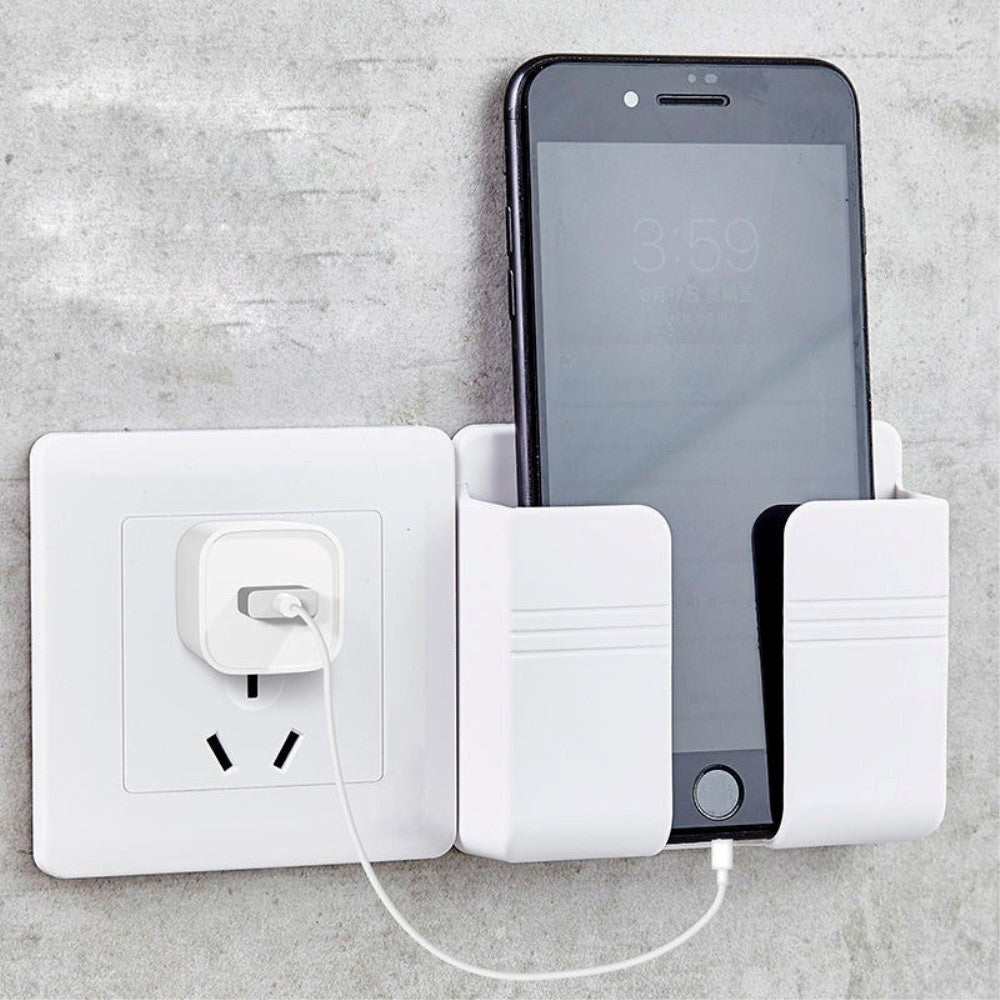 Mobilholder til Væg (9,9 x 2,5cm) - Hvid
