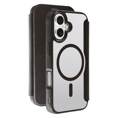 iPhone 16 Vivanco Classic Wallet Flip Cover m. Pung - MagSafe Kompatibel - Sort
