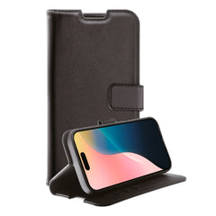 iPhone 16 Vivanco Classic Wallet Flip Cover m. Pung - Sort