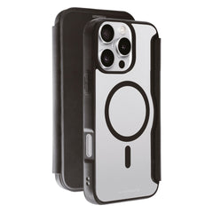 iPhone 16 Pro Vivanco Classic Wallet Flip Cover m. Pung - MagSafe Kompatibel - Sort