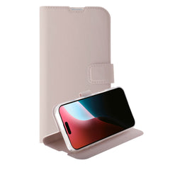 iPhone 16 Pro Vivanco Classic Wallet Flip Cover m. Pung - Greige