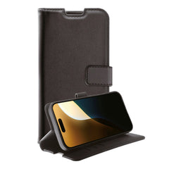 iPhone 16 Pro Max Vivanco Classic Wallet Flip Cover m. Pung - Sort
