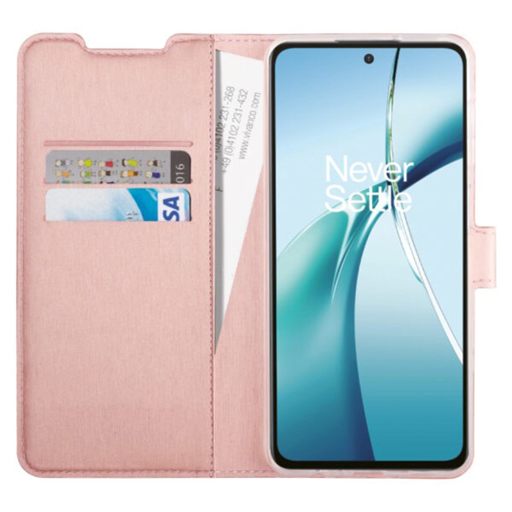 OnePlus Nord CE4 Lite - Vivanco Classic Wallet Flip Cover m. Pung - Lyserød