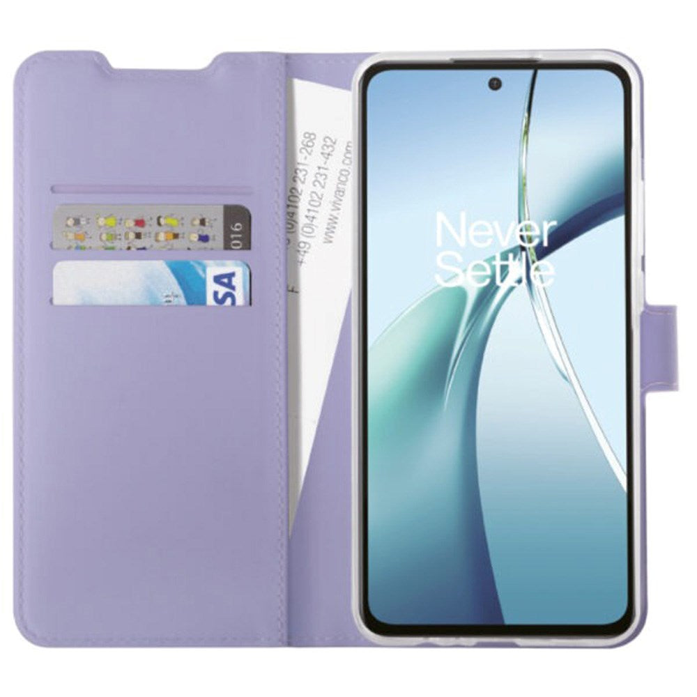 OnePlus Nord CE4 Lite - Vivanco Classic Wallet Flip Cover m. Pung - Lilla