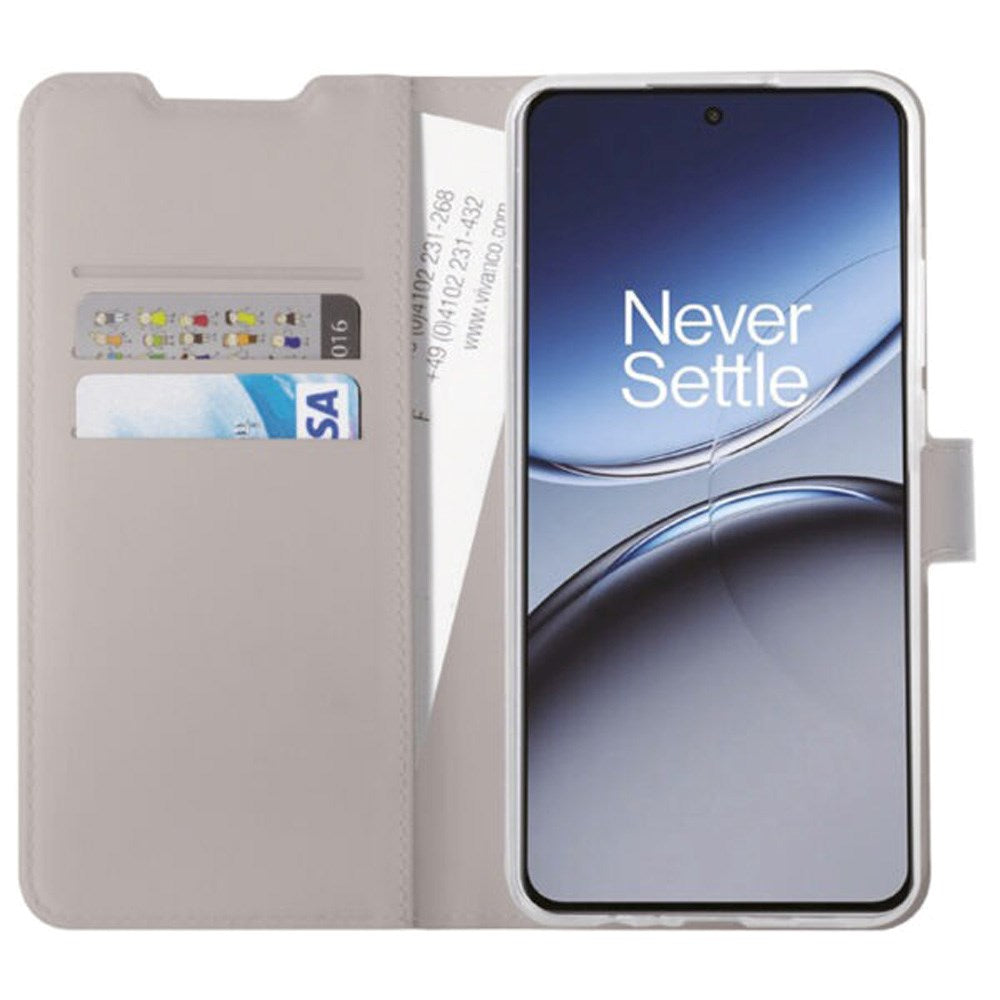 OnePlus Nord 4 5G - Vivanco Classic Wallet Flip Cover m. Pung - Taupe