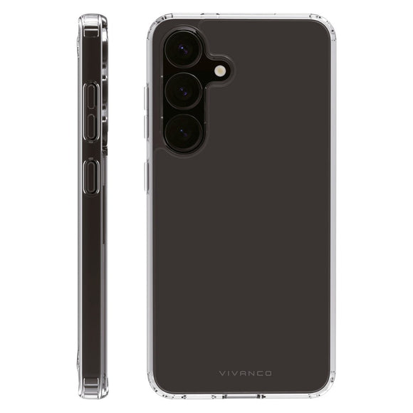 Samsung Galaxy S25+ (Plus) Vivanco Crystal Clear Bagsidecover – Gennemsigtig
