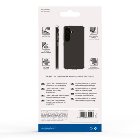 Samsung Galaxy S25+ (Plus) Vivanco Crystal Clear Bagsidecover – Gennemsigtig