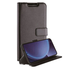 Samsung Galaxy S25+ (Plus) Vivanco Classic Wallet Flip Cover m. Pung - Sort