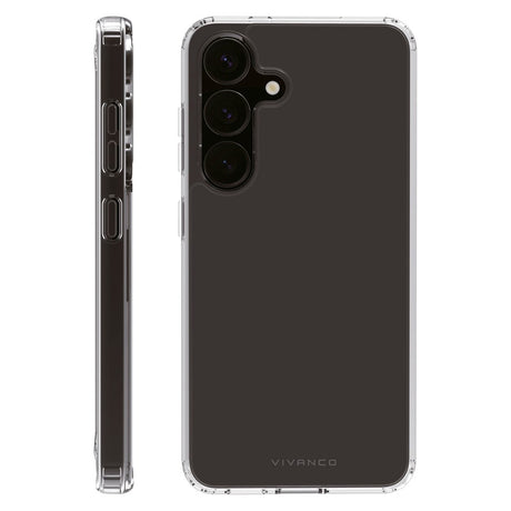 Samsung Galaxy S25 Vivanco Crystal Clear Bagsidecover – Gennemsigtig
