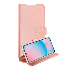 Samsung Galaxy A56 (5G) / A36 (5G) - Vivanco Classic Wallet Flip Cover m. Pung - Lyserød