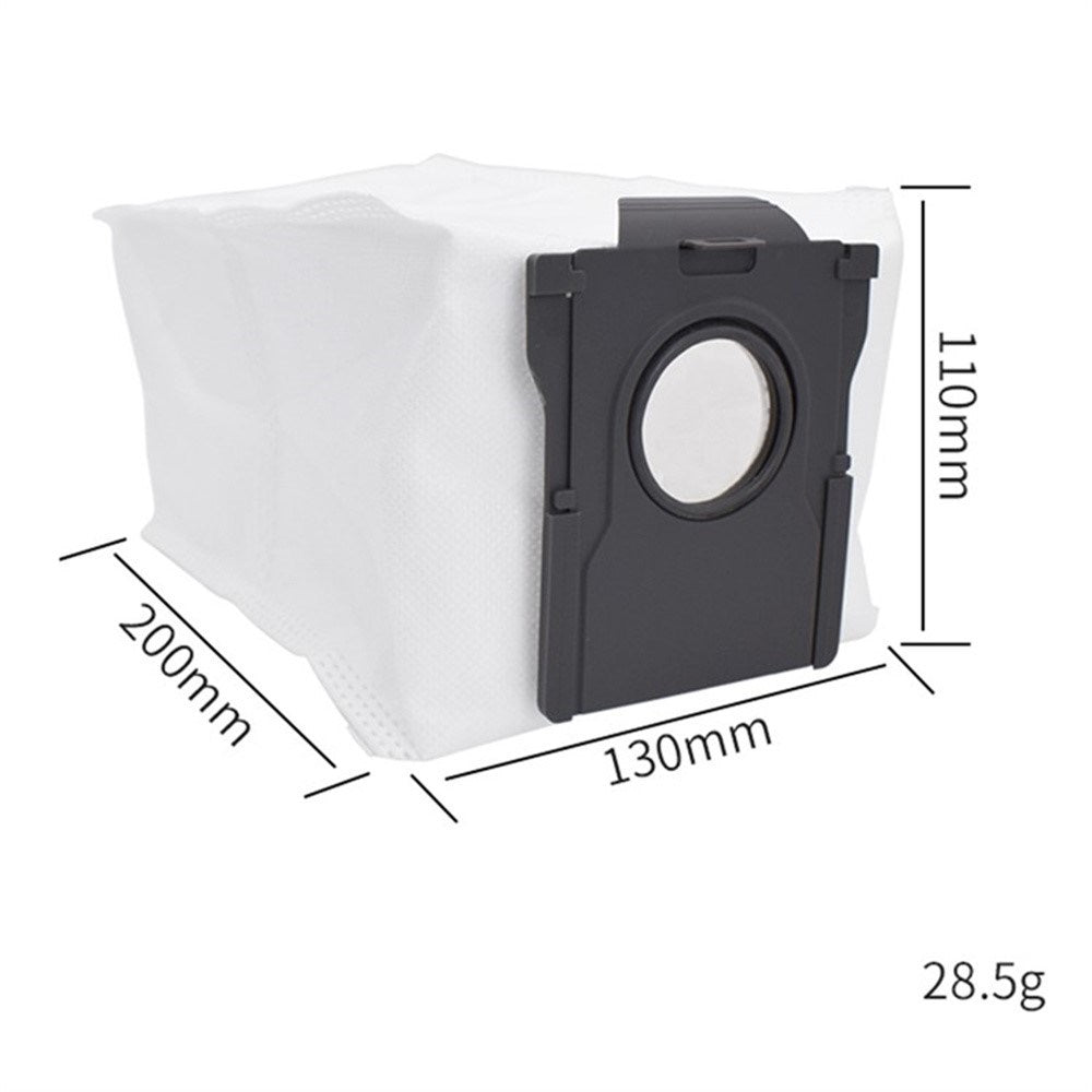 Støvsugerpose til Dreame X40 Ultra / L40 Ultra / L10s Pro Gen 2 / D10 Plus Gen 2 - 5 stk - Hvid