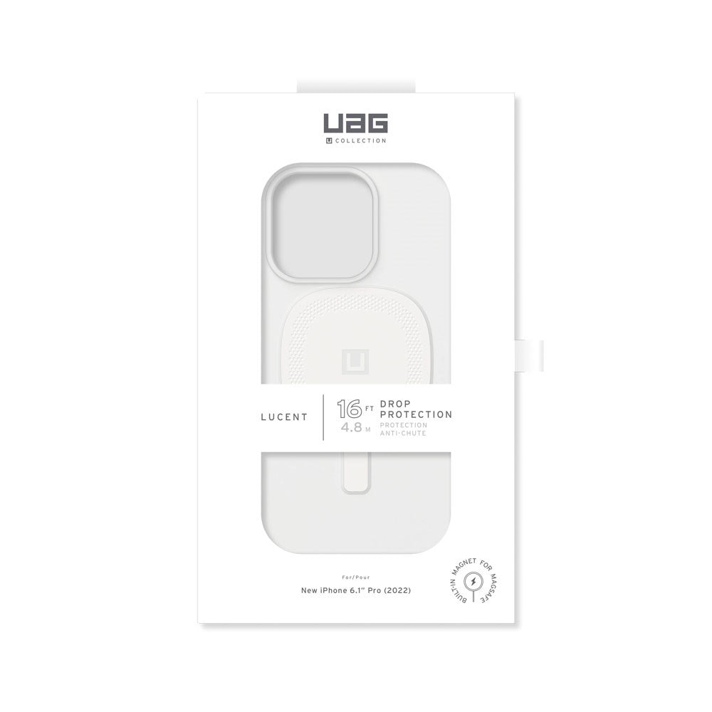 iPhone 14 Pro UAG Lucent 2.0 Cover - MagSafe Kompatibel - Marshmallow