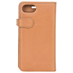 iPhone 6 / 6s Buffalo 2-i-1 Ægte Læder Flip Cover - Beige